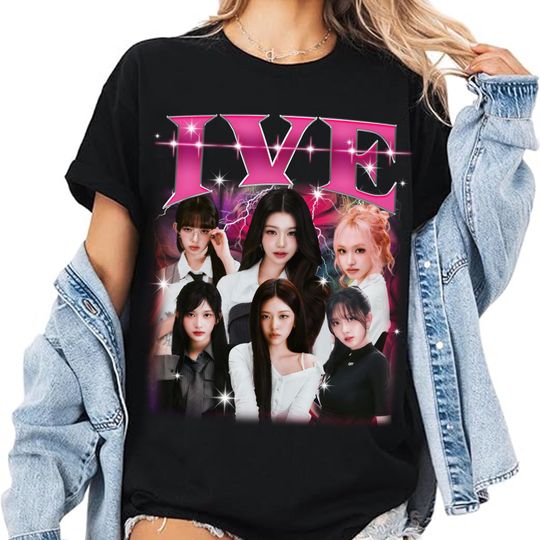 Retro Ive Kpop Shirt, Ive Empathy Album Shirt, IVE The 1st World Tour Show What I Have Shirt, Liz LeeSeo Gaeul Wonyoung Rei Yujin