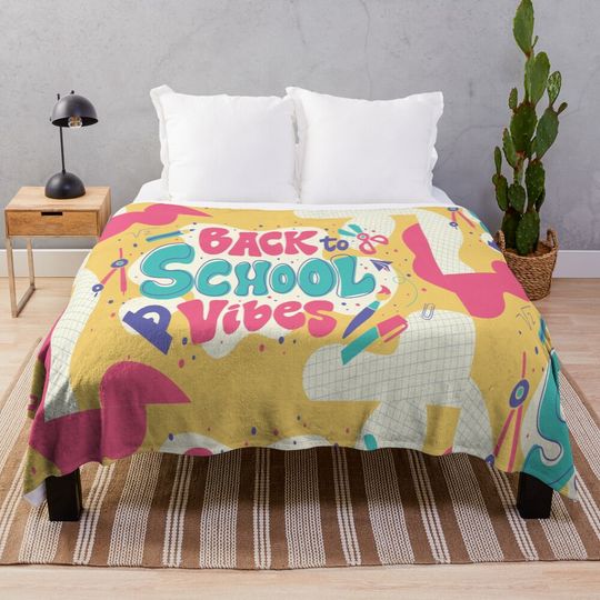 Back to school- Shirt, Zoom Teaching Shirts, Teacher Life Tee, Teacher Shirt, Teacher Gift, Teacher Appreciation Gift Throw Blanket