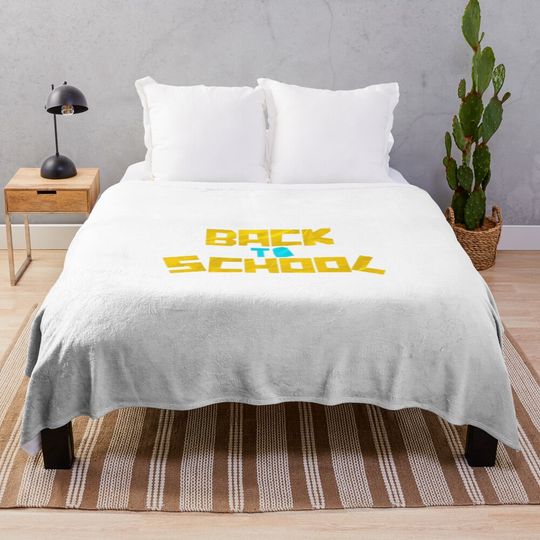 Back to school Throw Blanket