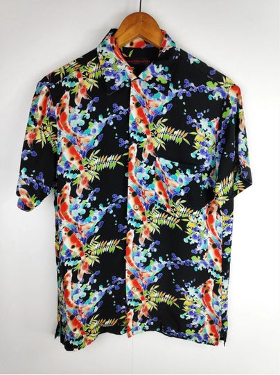 90s Vintage Parashuto nakajo Hawaiian Shirt