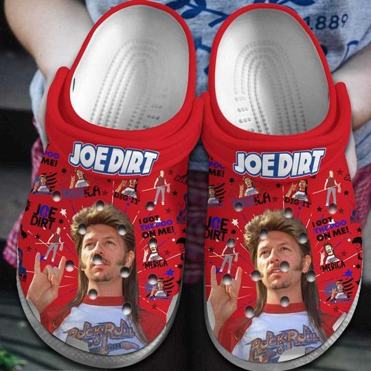 Joe Dirt Clog Shoes, 4Th Of July, Joe Dirt Merica Clogs Shoes, Independence Day, Joe Dirt Patriotic