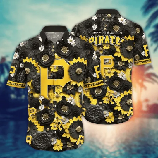 Pittsburgh P.i.r.a.t.e.s Sunflower Glory Hawaiian Shirt, Gift for Fan