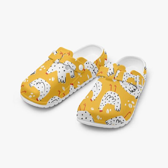 Women Men Kids Chicken Pattern Slip-On Clogs, Summer Comfortable Sandals