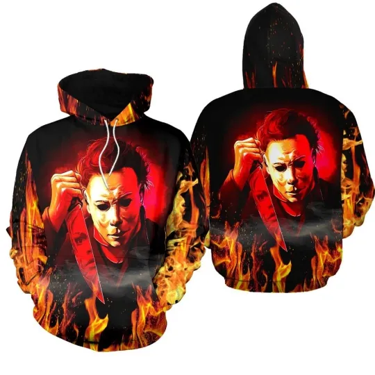 Michael Myers 3D All Over Print HOODIE HALLOWEEN GIFT CHRISTMAS GIFT