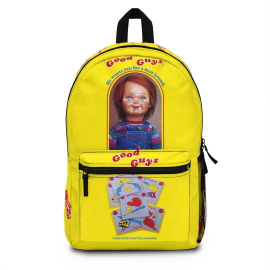 Chucky Childs Play Good Guys Backpack - Horror School Bag, Halloween Gift, Travel Accessory, Cosplay Bag, Fun Kids Gift