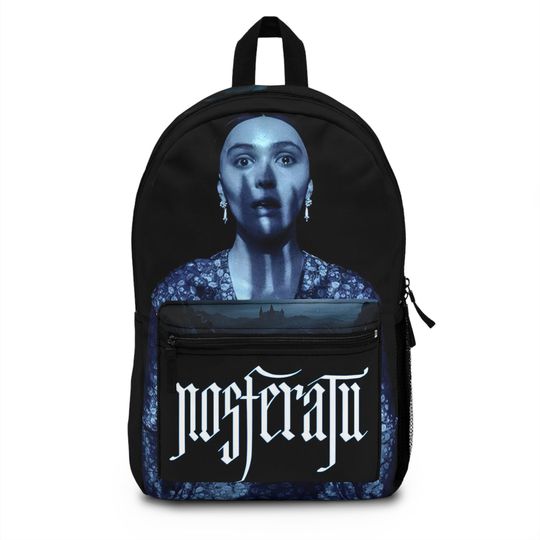 Nosferatu movie title horror Backpack Design, Dark Aesthetic Bag, Horror Movie Merch, Gift for Film Lovers,