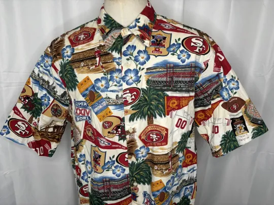 Football San F.r.a.n.c.i.s.c.o 4.9.E.r.s Super Bowl XXIV Hawaiian Shirt  , Gift for Fan