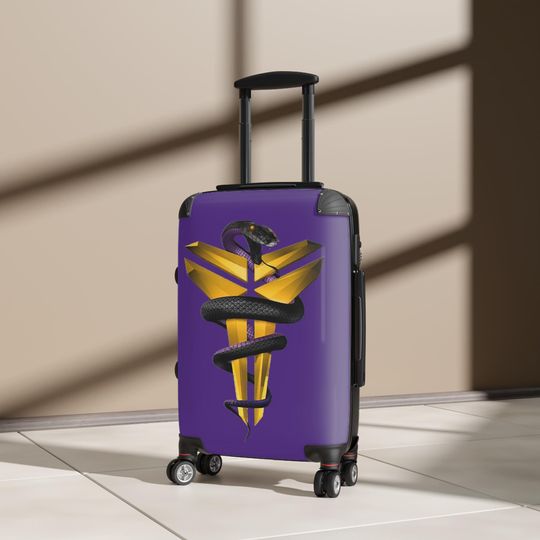 Kobe Bryant Black Mamba Travel Suitcase, Luggage Bag, Travel Accessory, Vacation Essential, Gift for Travelers, Durable Carry-On