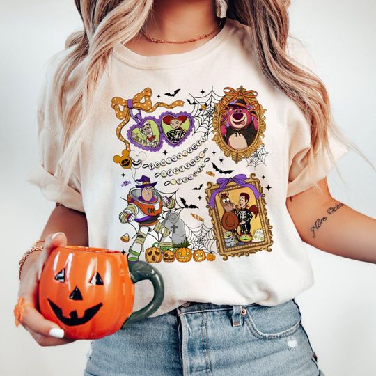 Retro Coquette Halloween Toy Story You've Got A Friend In Me Shirt, Toy Story Skeleton shirt