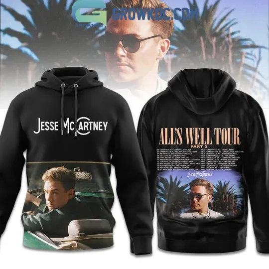 Jesse McCartney 2024 All’s Well Tour Part 2 3D Hoodie