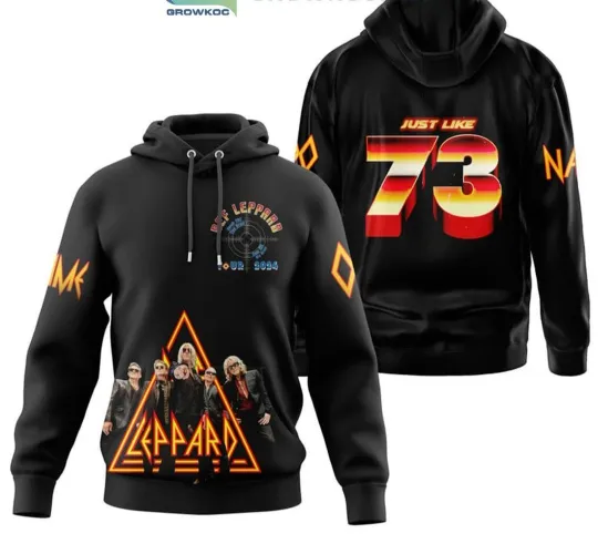 Def Leppard Tour 2024 Just Like 73 3D Hoodie