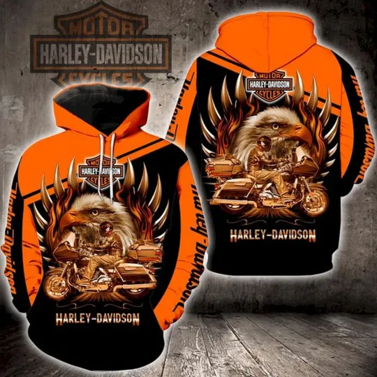 H.a.a.r.leyy Davidson New Full All Over Print Hoodie - Hoodies 3D