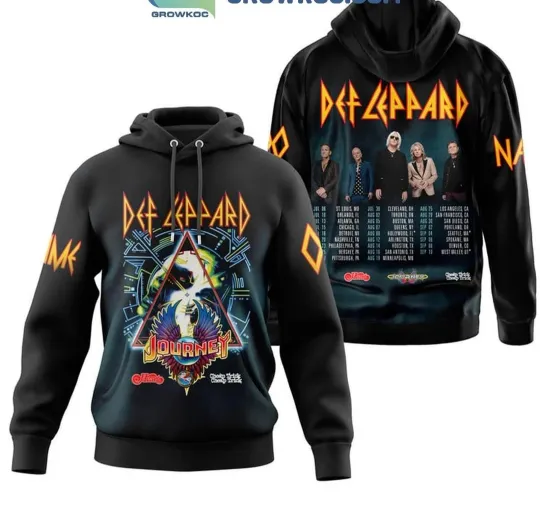 Def Leppard And Journey Performance Tour 2024 Schedule Fan 3D Hoodie