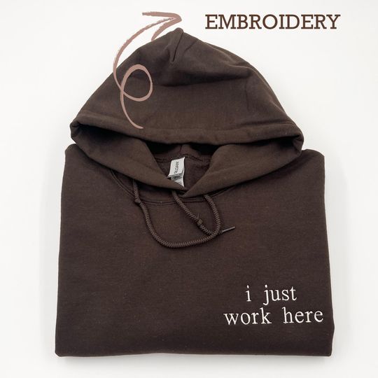 Custom Embroidered Hoodie with Personalized Text for Brides and Halloween Gifts