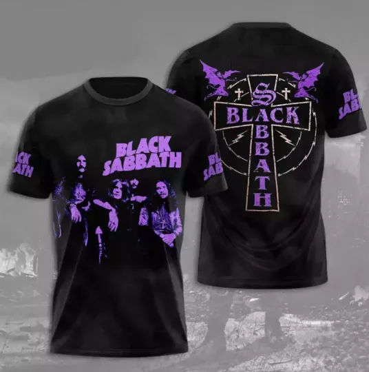 Black Sabbath 3D All Over Print T-Shirt Music Band For Men And Women Shirt Full