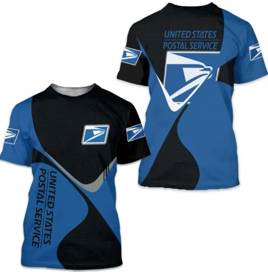 Postal Service Shirt, Postal Worker 3D All Over Printed T Shirt Size S-5XL
