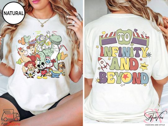 Retro Disney Pixar Toy Story Shirt, To Infinity And Beyond Toy Story Shirt