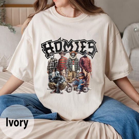 Chicano Homies Thug Life Halloween Movie Killer T-Shirt