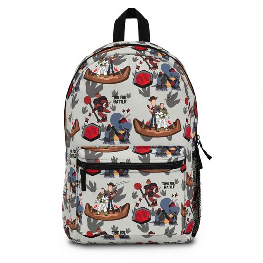 BATTLESAURS Toy Story Bag, Fantasy Themed School Backpack, Cosplay Accessory