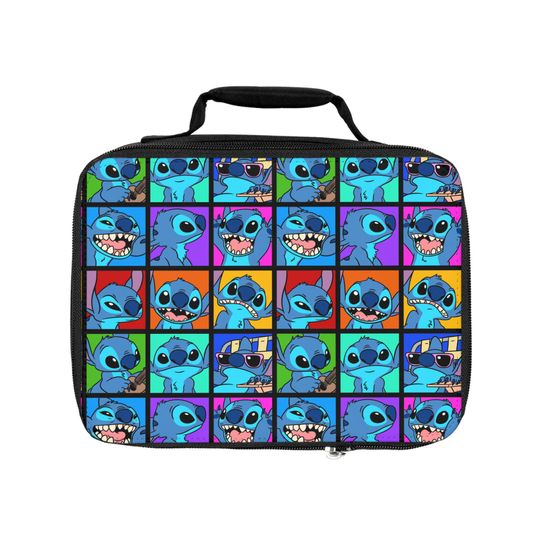 Stitch Lunch Bag - Fun Insulated Tote for Kids, Back to School, Disney Lovers