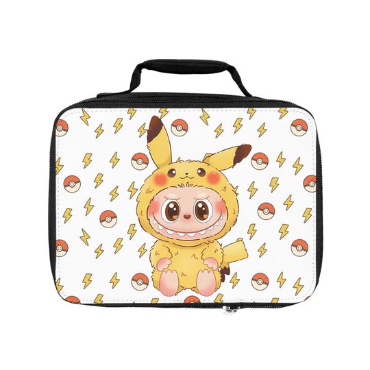 Labubu PKM-inspired Lunch Bag - Cute Kids Lunchbox for School, Gifts for