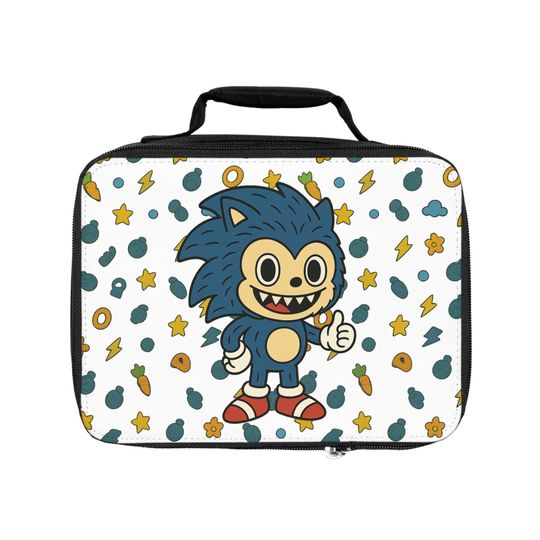 Sonic Labubu Lunch Bag - Insulated Lunch Tote, Kids Lunchbox, Portable Food Carrier