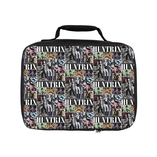 Huntrix Kpop Lunch Box, All Over Print Demon Hunters Bento Bag