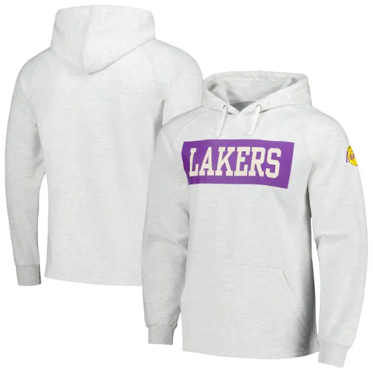 LA L.a.k.e.r.s  Softhand Raglan Tri-Blend Pullover Hoodie, Gift for Fan