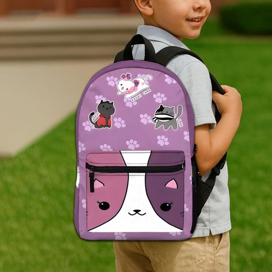 Aphmau Mystreet Cats Backpack, Gift for Kid,Back to School Gifts,School Bag for Boys & Girls,Children's Backpack