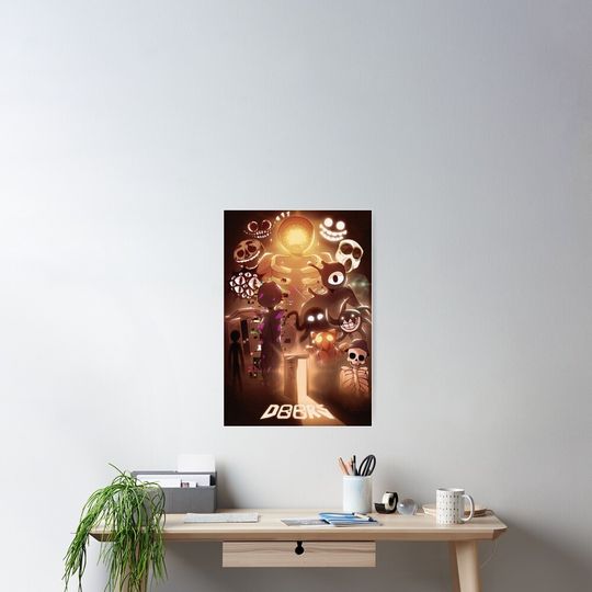 Roblox doors,  all team  Poster