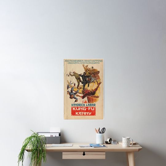 Kendrick Lamar - Kung Fu Kenny Parody Poster