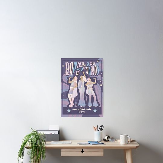 Donna and the Dynamos Concert Poster Poster