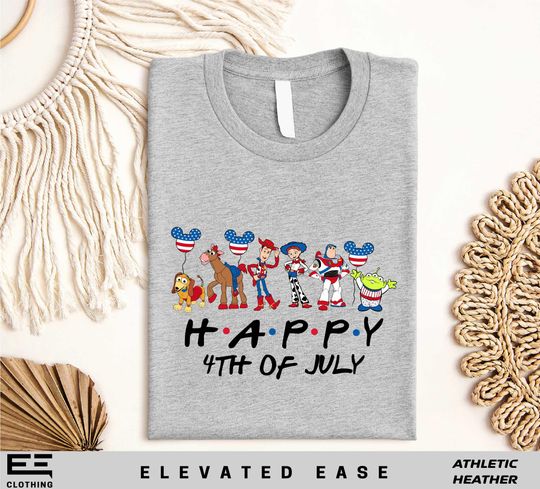 Disney Toy Story Happy 4th of July T-shirt, Disneyland America Flag Shirt, Disney World Patriotic Sweatshirt, Independence Day Tee, USA Tee