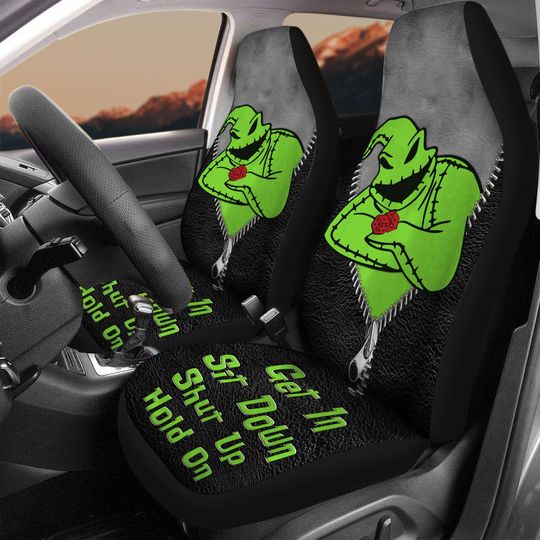 Oogie Boogie Seat Cover, Nightmare Before Christmas Carseat Cover, Disney Halloween Seat Protector, Horror Decor
