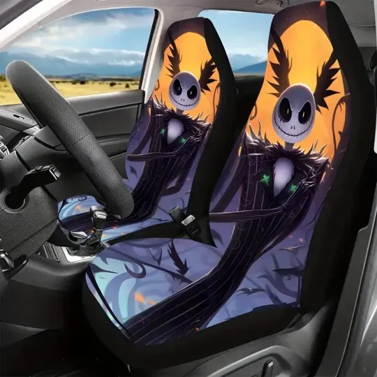 Horror Jack Skellington The Pumpkin King Happy Halloween Car Seat Covers