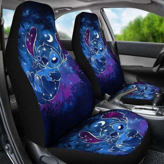 Stitch Car Seat Covers, Disney Car Decoration, Cartoon Movie Auto Seat Covers, Stitch 2025 Seat Protector, Disney Stitch Gift