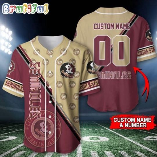 Florida State Seminoles Baseball Jersey, Custom Sport Jersey Shirt