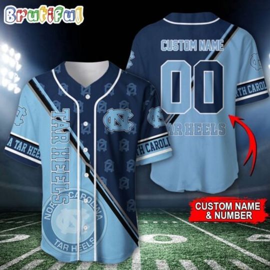 North Carolina Tar Heels Baseball Jersey, Custom Sport Jersey Shirt