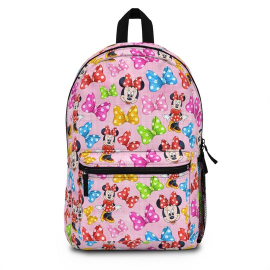 Minnie Mouse Backpack, Disney Backpack, Back to School Book Bag