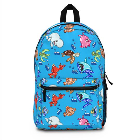 Finding Nemo Backpack, Disney Backpack, Back to School Book Bag