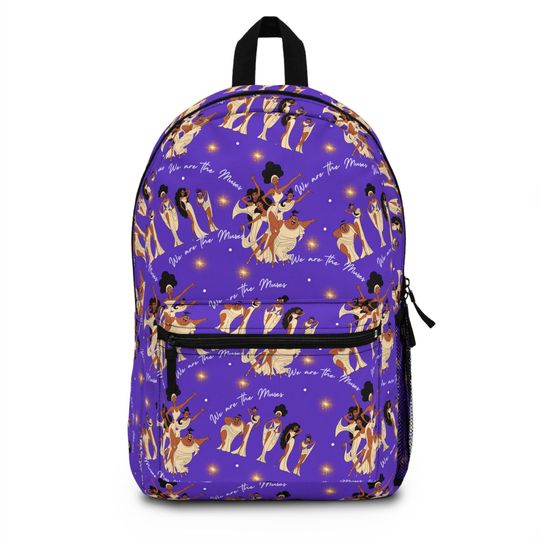 Hercules Muses Backpack, Disney Backpack, Back to School Book Bag