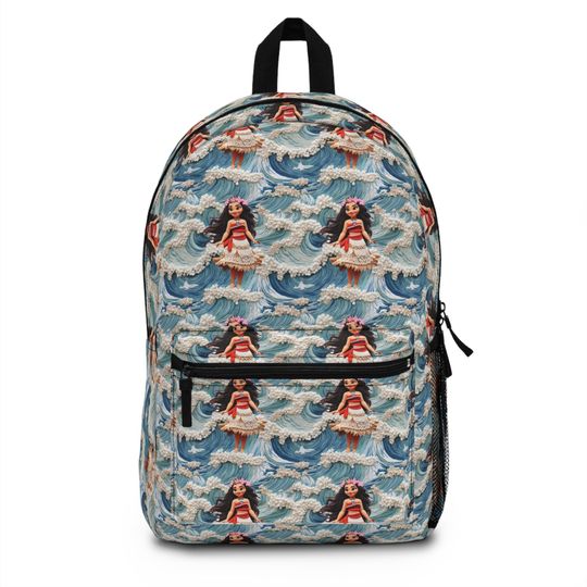 Moana Backpack, Disney Backpack, Back to School Book Bag
