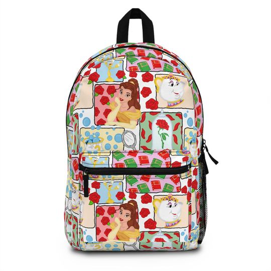 Belle Backpack, Disney Backpack, Back to School Book Bag