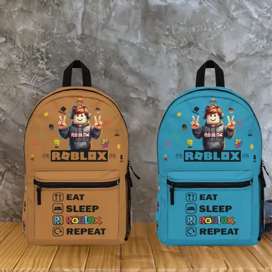 Back to school, School supplies, Roblox, Roblox All-over-print backpack