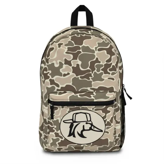 Marsh Camo "Redneck Duck" Bookbag/Old School Backpack/Trendy Camo Travel bag