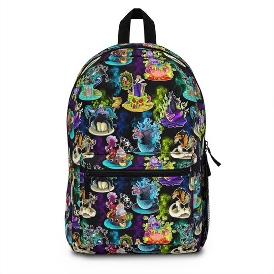 Disney Villains Backpack, Disney Backpack, Back to School Book Bag