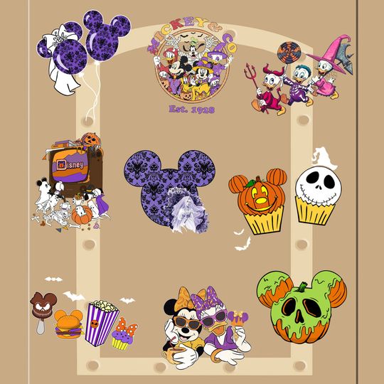 Funny Disney Halloween Cruise On The High Seas Door Magnet, Spooky Season Boy Girl Room Decor, Disney Crusie Magnetic Ship Stateroom Door