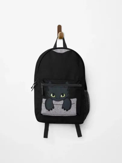 Toothless In Pocket Backpack