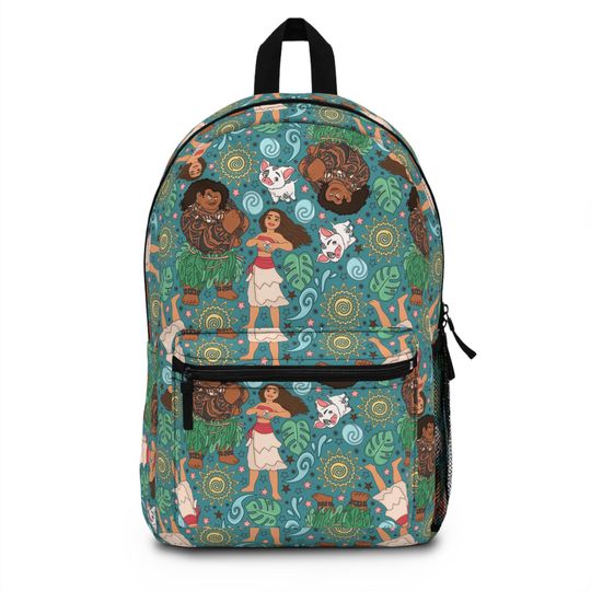 Moana Maui Backpack, Disney Backpack, Back to School Book Bag