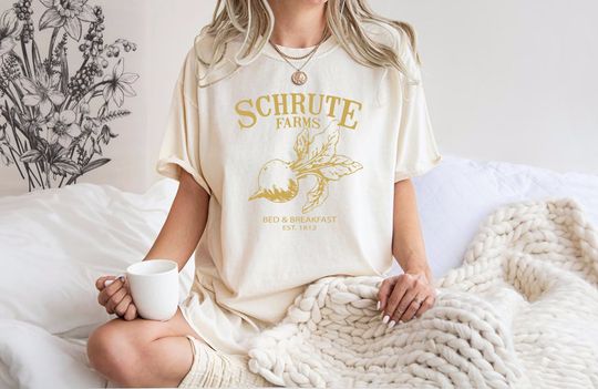 Schrute Farms T-Shirt, The Office, Bed and Breakfast, Michael Scott, Dw Schrute